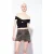 PINKO Girona Gonna Drill Lavato Black