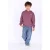B.Nosy rechtvallende hoodie met backprint – paars