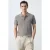 Mango Man regular fit gebreide polo – marine
