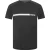Boss Slim-fit T-shirt voor heren met contrasterend logo (Houtskool)