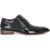 Justin Reess Heren Zwarte Lakleren Brogue Schoenen – Flynn