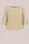 WE Fashion – Dames fijngebreide top met glittergaren – Regular fit – Lichtgeel – Katoen –