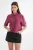 Korte Mouw Crop Shirt met Steenaccessoires
