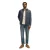T-shirt met lange mouwen en Tunisische kraag Superdry Merchant Grandad Lw
