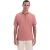 No Excess Polo short sleeve zipper coral
