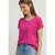 Shirt met ronde hals en losse schouders