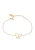 faina Armband  goud / transparant