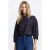 JANSEN Amsterdam blouse donkerblauw