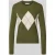 Christian Berg Woman Slim gebreide pullover van kasjmiermix met ronde hals