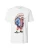 BLEND Shirt  azuur / bruin / watermeloen rood / wit