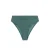 Protest high waist bikinibroekje MIXSAMAE met ribstructuur groen