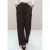 Street One Dames High Waist broek met wijde pijpen in Loose Fit in Bruin