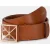 Calvin Klein Emblem Buckle 50mm Smooth Belt Argan Oil