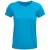 SOLS Dames/dames Crusader Organisch T-shirt (Aqua Blauw)