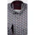 Giordano Overhemd heren Paars Dino Satin stretch geometric 627027/40