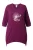 Ulla Popken Shirt  bessen / wit gemêleerd