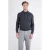 LERROS regular fit gebreide polo – donkerblauw