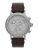 TIMEX Analoog horloge ‘Waterbury’  donkerbruin / zilver