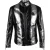 Philipp Plein Leren jas Zilver