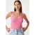 Getailleerde Katoenen U-Hals Tanktop