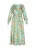 usha jurk Dames Groen Veelkleurig
