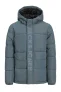 JACK & JONES JUNIOR gewatteerde jas grijsblauw