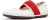 CAMPER Ballerina met riempjes ‘ Right Nina ‘  bloedrood / wit