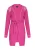 faina Gebreid vest  goud / fuchsia / parelwit