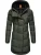 Ragwear Wintermantel ‘Pavla’  donkergroen