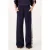 Zusss straight leg broek – donkerblauw