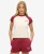 Superdry Vrouwen Essential Logo T-shirt van Biologisch Katoen met Raglanmouwen Rood