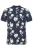 !Solid Shirt ‘Fitz’  blauw / donkerblauw / wit
