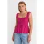 Mouwloze Blouse met Vierkante Hals en Strikvoorkant