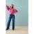 Lois wide leg jeans Palazzo teal stone