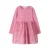 NAME IT MINI midi jurk met borduursels en print – roze