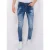 Local Fanatic Paint splatter stonewashed jeans mens slim fit