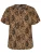 Zizzi Blouse ‘Caanni’  bruin / zwart