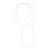 OPERA zoetwater parel White 4-5 mm lengte 160 cm