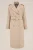 WE Fashion – Dames jas van wolmix – Regular fit – Beige –