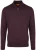 Suitable Merino Half Zip Trui Bordeaux