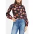 GUESS Ls Gudule Top Floral Black Ground