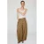 Mango barrel broek – kaki