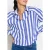 LOLALIZA gestreepte blouse – blauw