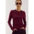 HARPER & YVE aansluitend T-shirt met logo – wijnrood