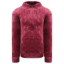 Puma Geborduurde Womens Wijnrode Velours Hoodie