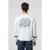 Oversized sweatshirt met ronde hals en print