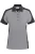 HAKRO 239 Regular Fit Dames Poloshirt grijs/antraciet, Effen