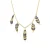 Luxenter Multicolour Zirkonia collier afgewerkt in 18k geelgoud – Muisem
