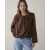 Summum 2s3401-12370 713 top viscose cotton coffee