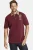 Jan Vanderstorm polo JOAKIM Plus Size met borduursels donkerrood